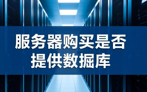 服务器购买时是否包含数据库服务？