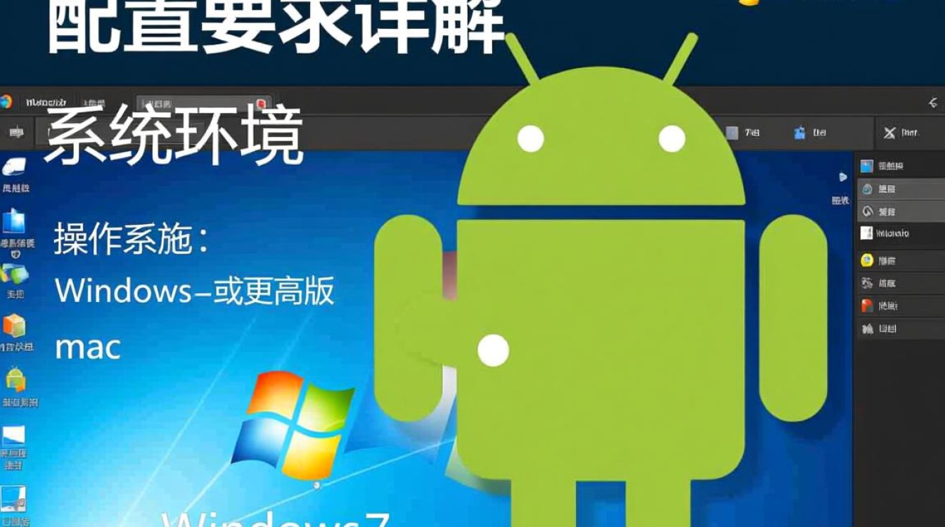 Android Studio配置要求是什么？最低硬件标准与软件环境都有哪些具体要求？