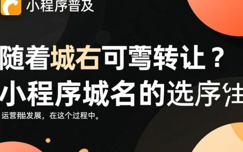 小程序域名转让可行吗？了解转让流程与注意事项！