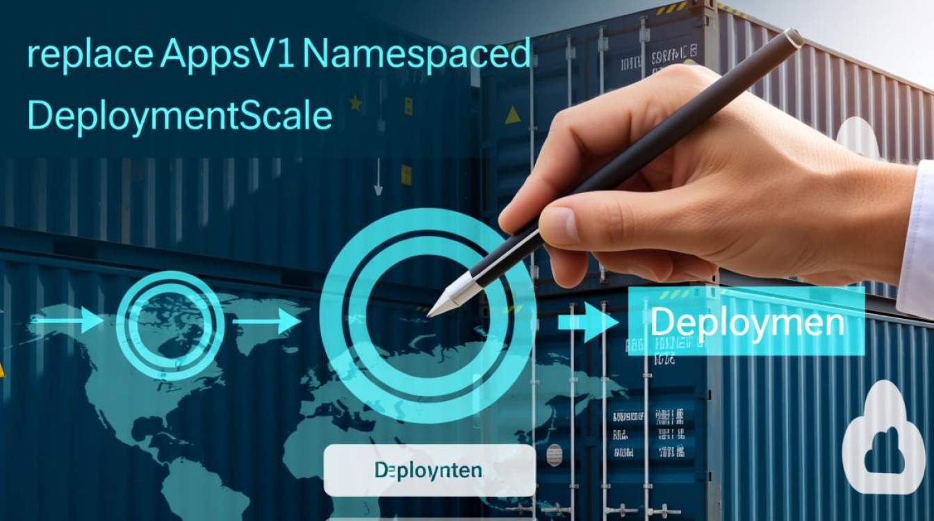 云容器实例API中，replaceAppsV1NamespacedDeploymentScale如何操作Deployment伸缩？