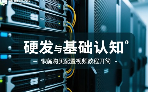 服务器购买配置视频教程，新手怎么选型号配硬件？