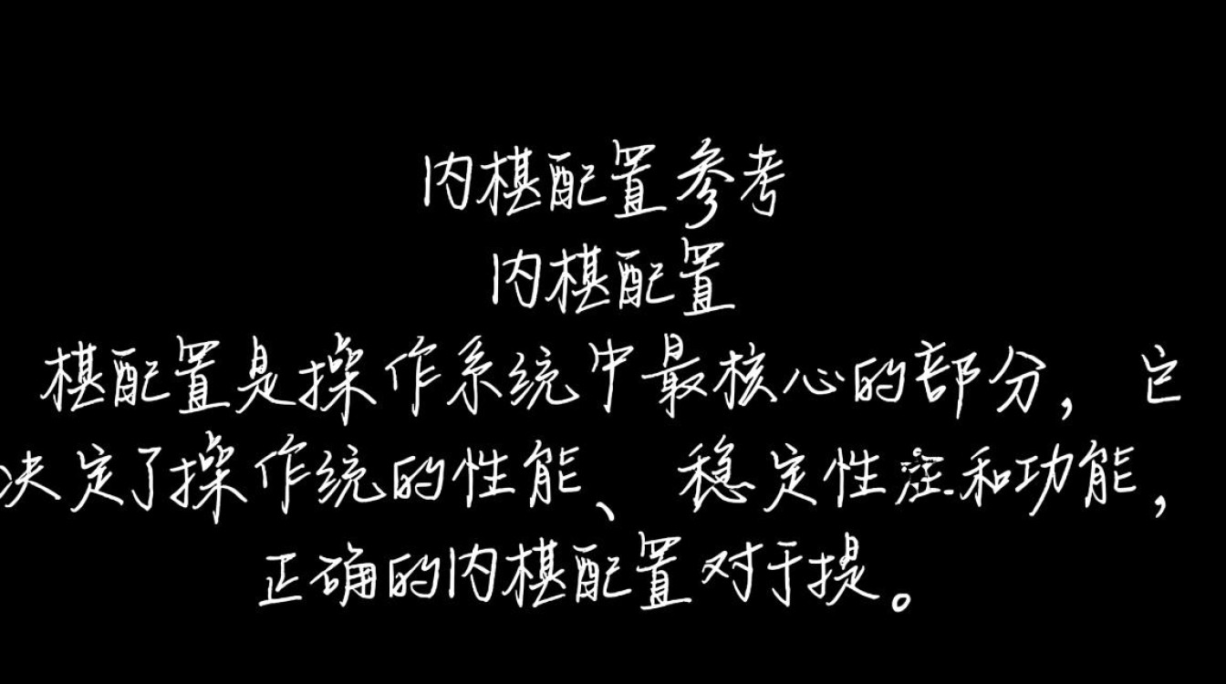 内核配置参考,如何优化系统性能,有哪些关键点需要注意? 内核配置参考,如何优化系统性能,有哪些关键点需要注意?