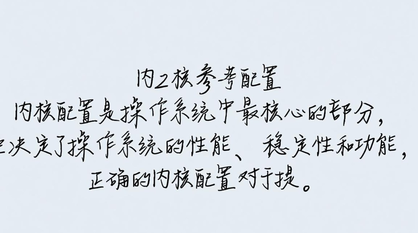 内核配置参考,如何优化系统性能,有哪些关键点需要注意? 内核配置参考,如何优化系统性能,有哪些关键点需要注意?