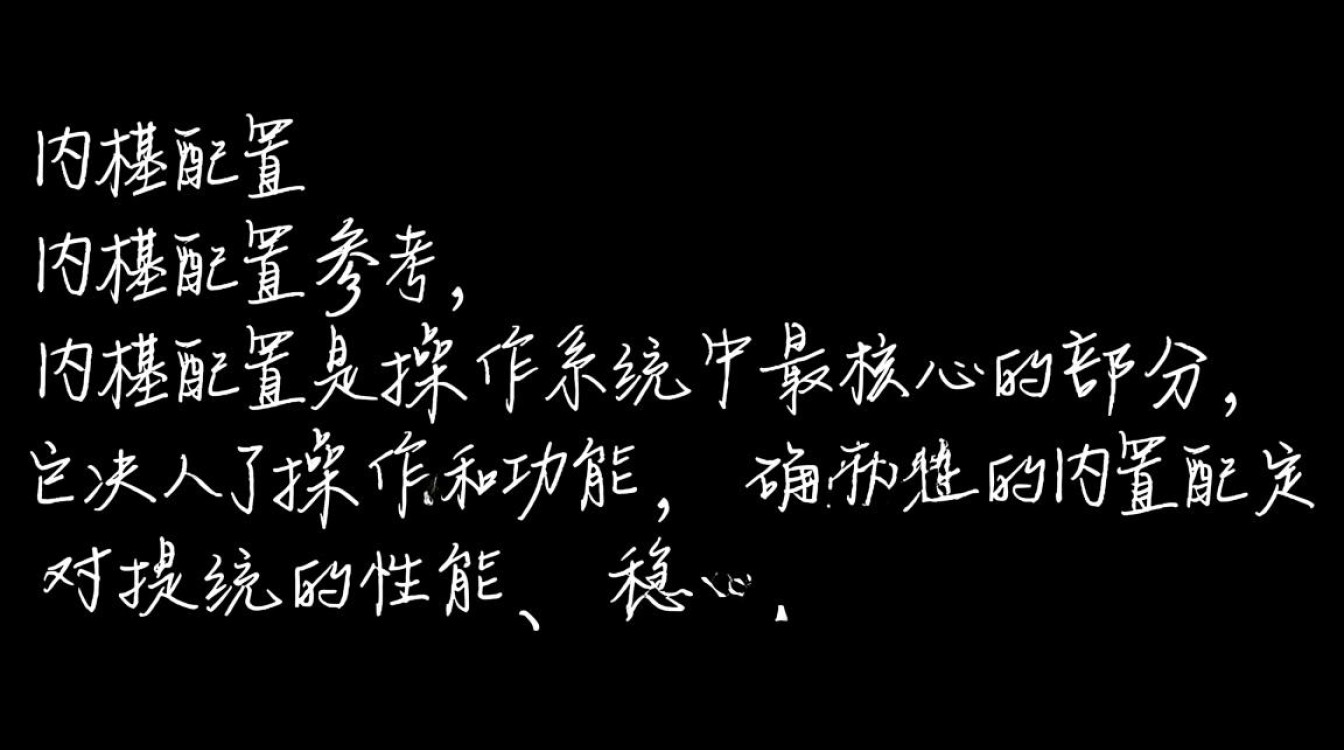 内核配置参考,如何优化系统性能,有哪些关键点需要注意? 内核配置参考,如何优化系统性能,有哪些关键点需要注意?