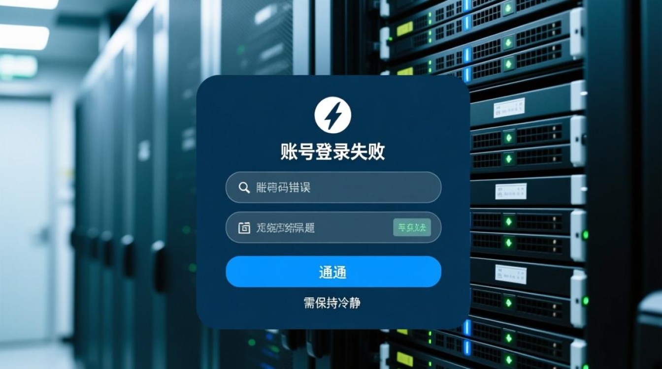 服务器账号登录失败怎么办?常见原因及排查方法 服务器账号登录失败怎么办?常见原因及排查方法