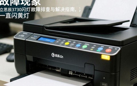 立思辰3730cdn持续闪黄灯，故障原因是什么？维修方法有哪些？