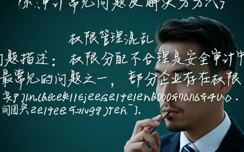 安全审计常见问题有哪些？解决方法是什么？