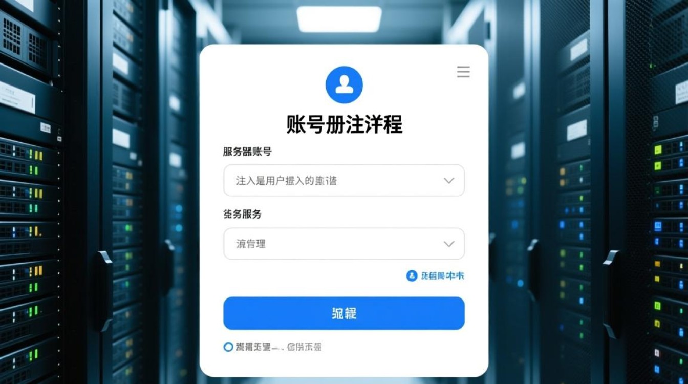 服务器账号注册流程详细步骤是怎样的？