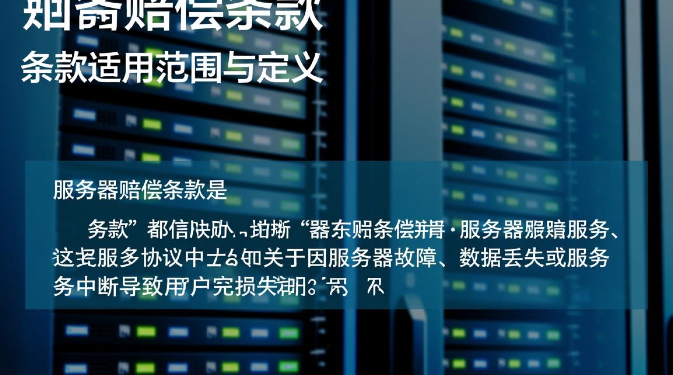 服务器赔偿条款具体包含哪些内容和适用范围？