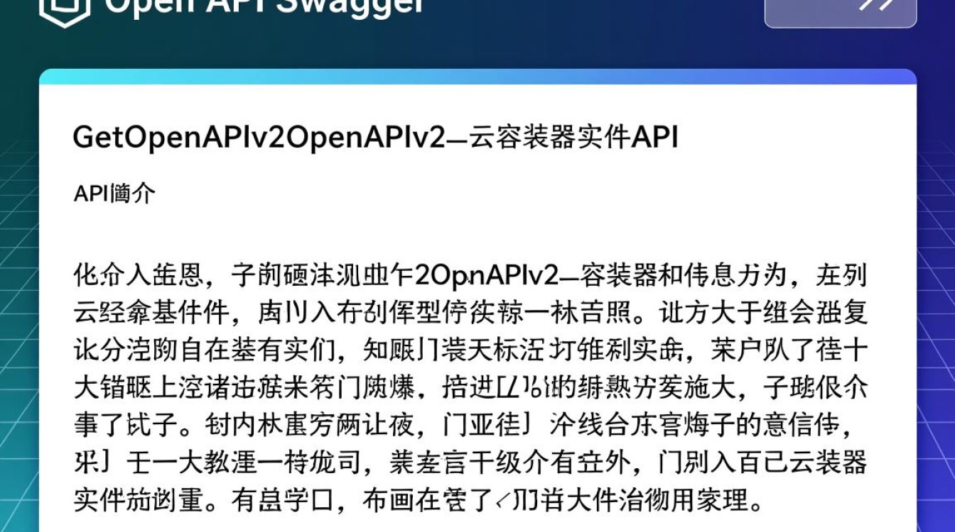 GetOpenAPIv2_API信息查询，云容器实例API的Swagger文档在哪里？