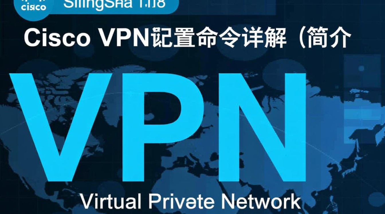 cisco VPN配置命令中，有哪些常见问题或难点需要特别注意？