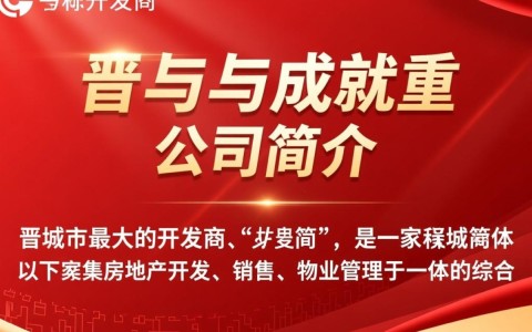 晋城市最大开发商是哪家？揭秘其发展历程与市场地位？