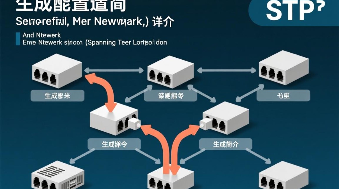 在配置生成树时，有哪些关键生成树配置命令需要注意和掌握？