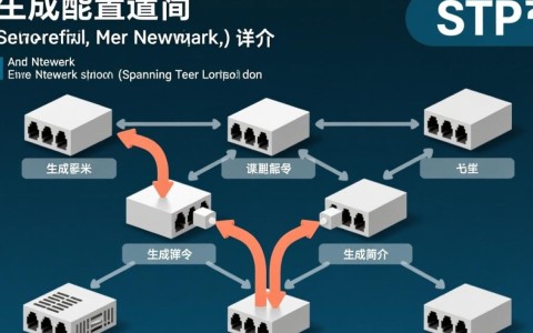 在配置生成树时，有哪些关键生成树配置命令需要注意和掌握？