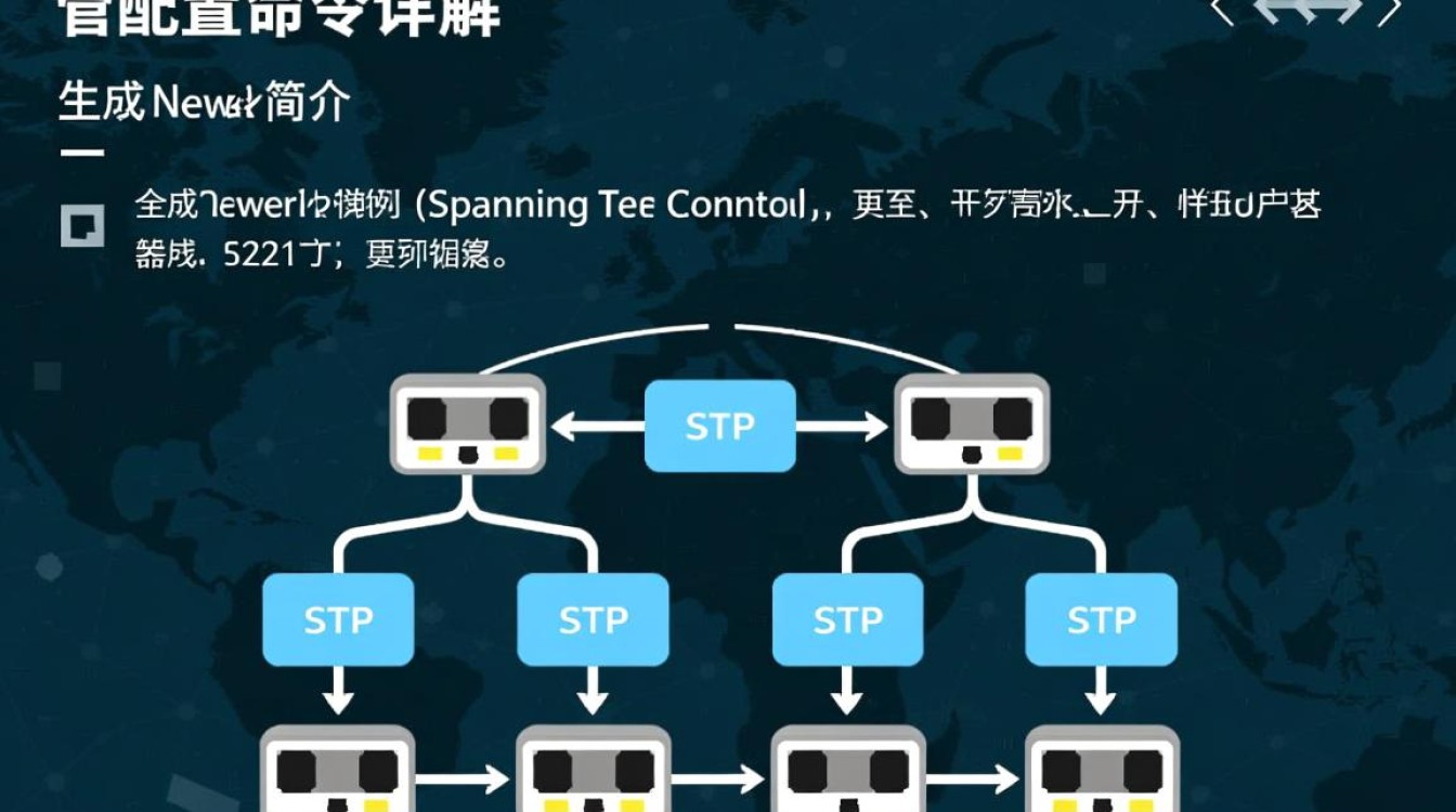 在配置生成树时，有哪些关键生成树配置命令需要注意和掌握？