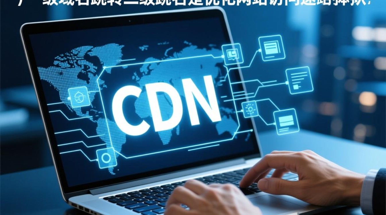 CDN一级域名跳转二级域名，具体实现步骤和优化策略是什么？