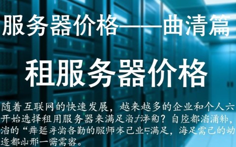 曲靖租服务器价格如何？性价比高吗？详细比较与分析
