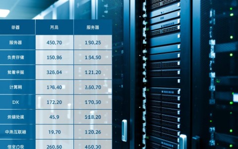 服务器价格表揭秘，不同配置价格差异背后的秘密是什么？