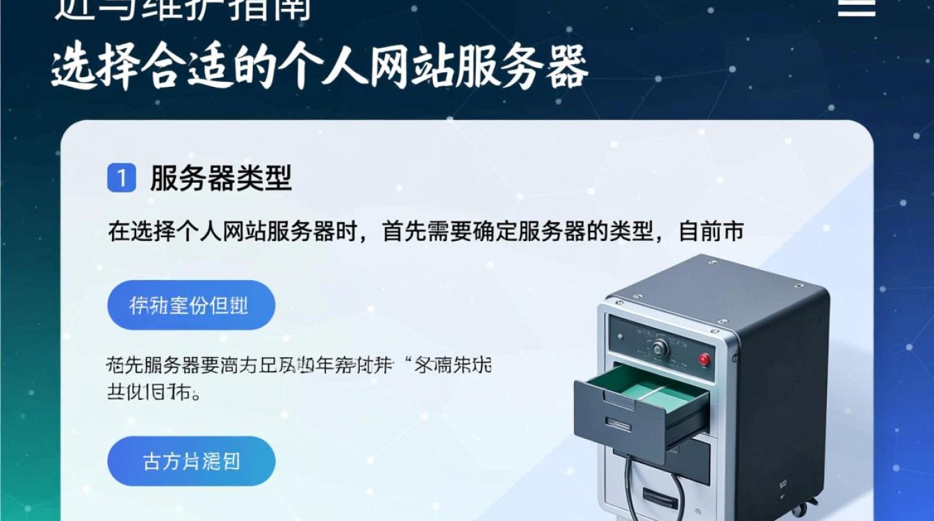 个人网站服务器选择标准是什么？如何优化性能和安全性？