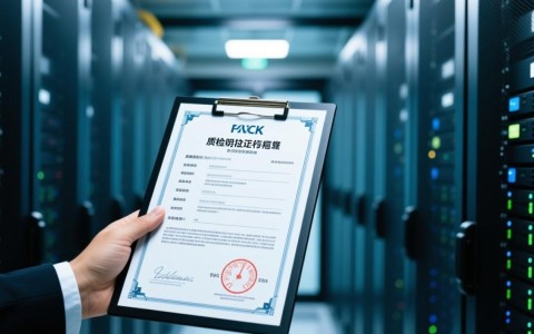服务器质检证明包含哪些关键检测项目？