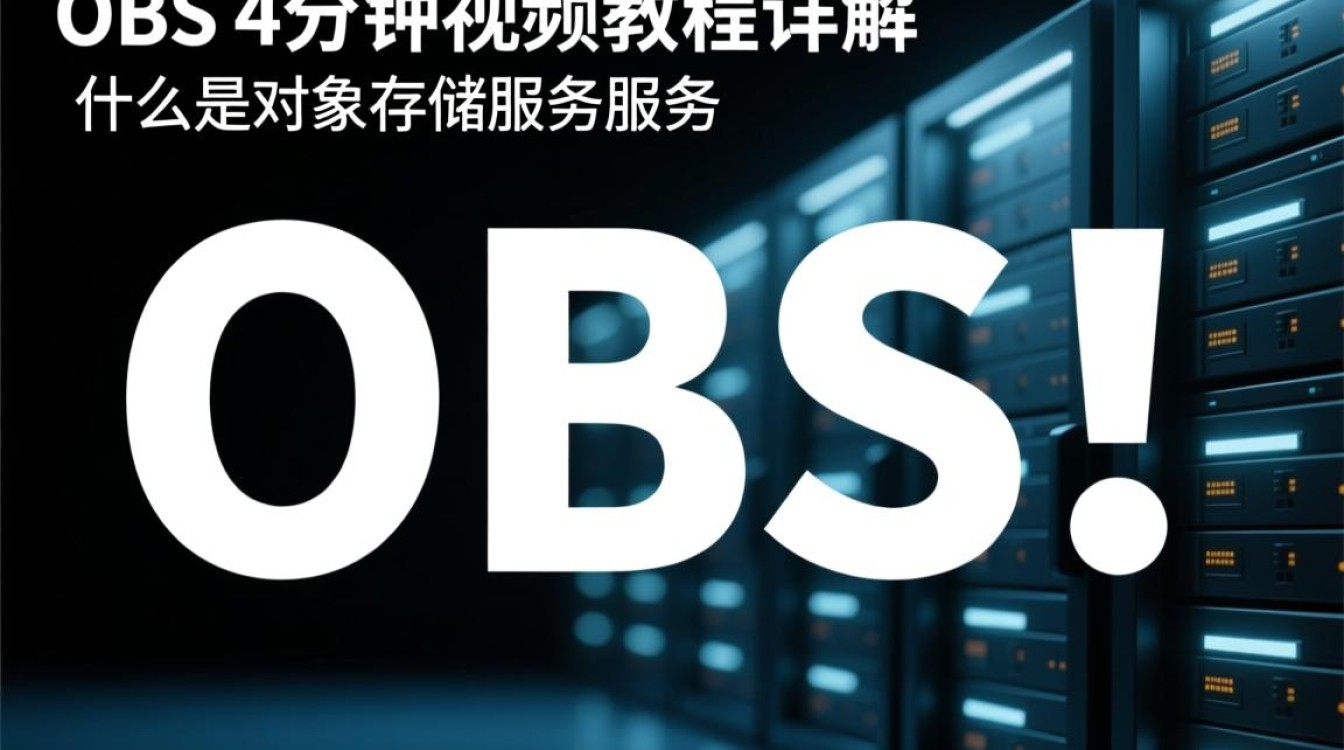 对象存储服务OBS视频教程，4分钟内如何掌握OBS场景应用？