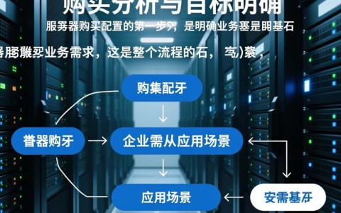 服务器购买配置流程图，如何一步步选对配置不踩坑？
