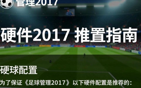足球经理2017配置疑问，如何优化电脑系统以最佳体验游戏？