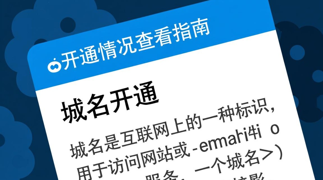 如何判断一个域名是否已成功开通服务？快速检测域名开通状态攻略！