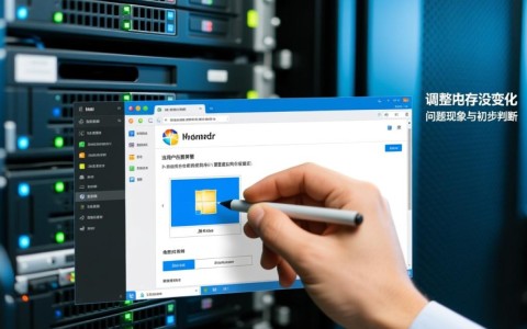 服务器调整虚拟内存后没变化？设置正确吗？