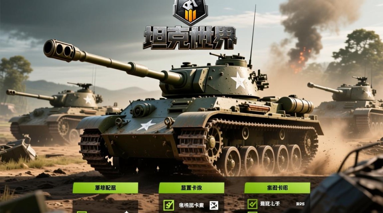 坦克世界显卡配置要求是什么？不同版本游戏显卡需求有何差异？