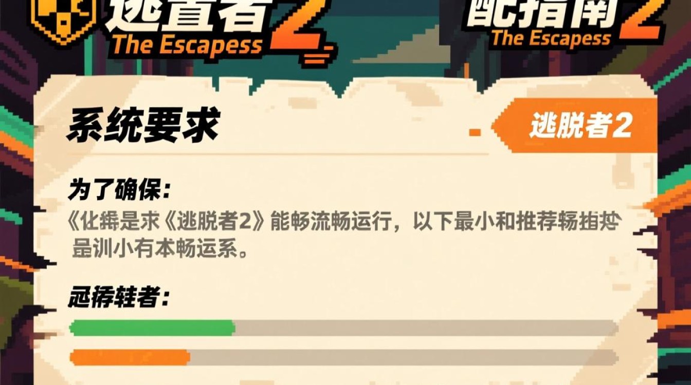 逃脱者2配置疑问，硬件需求、优化技巧与兼容性解析