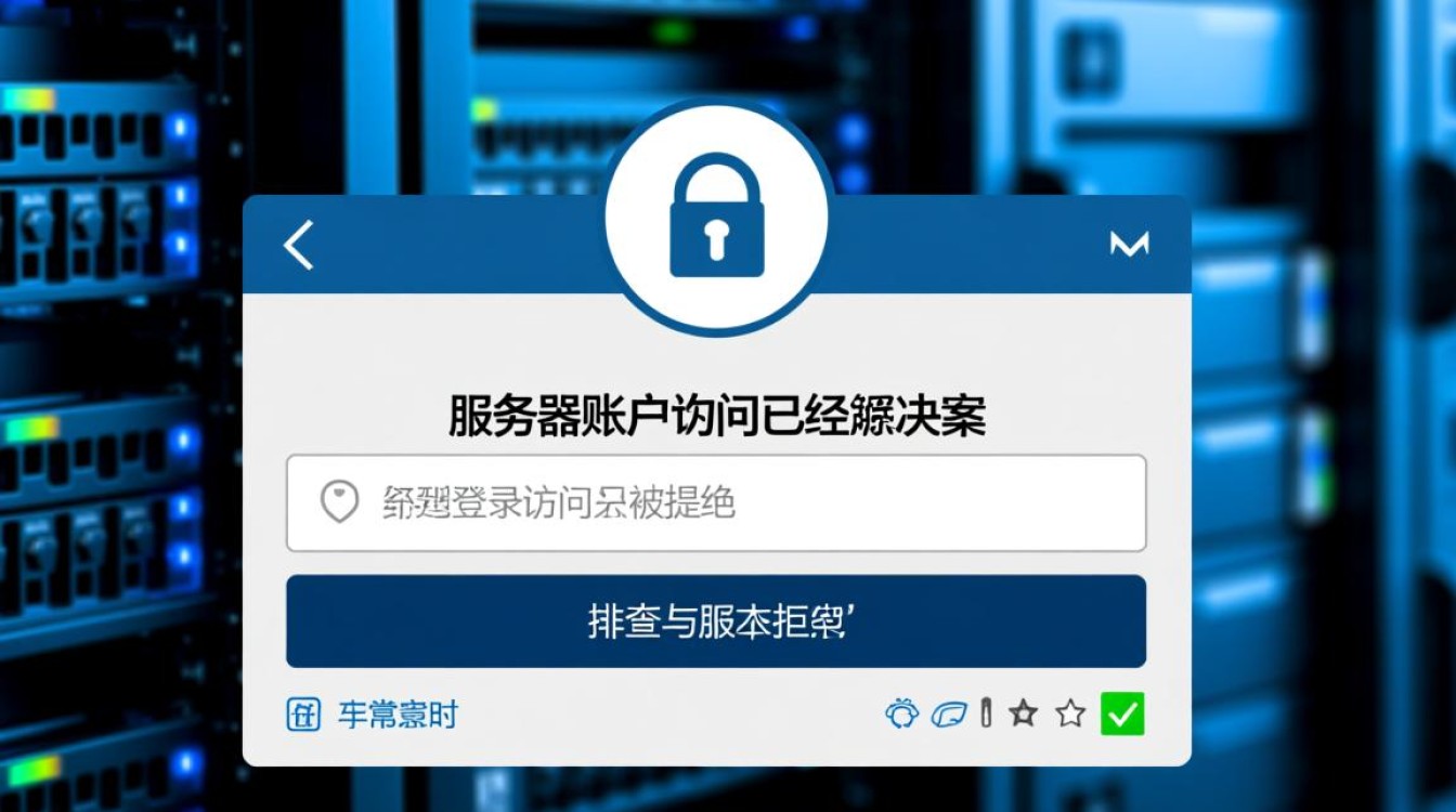 服务器账户访问被拒绝怎么办？解决方法是什么？