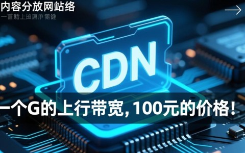 CDN服务G上行100G带宽真的能带来盈利吗？揭秘成本与收益之谜！