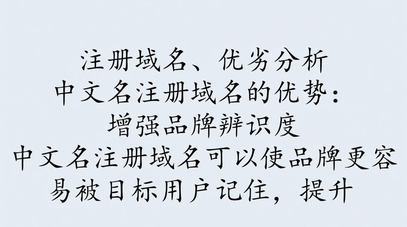中文名注册域名究竟有哪些优势与劣势,值得深入探讨? 中文名注册域名究竟有哪些优势与劣势,值得深入探讨?