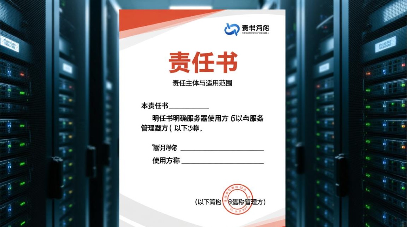 服务器责任书具体包含哪些关键责任条款？