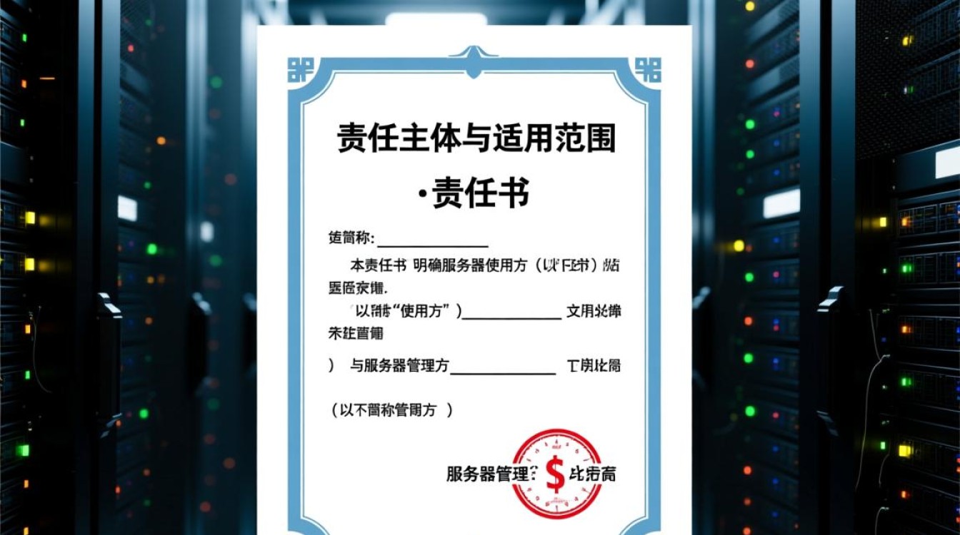 服务器责任书具体包含哪些关键责任条款？