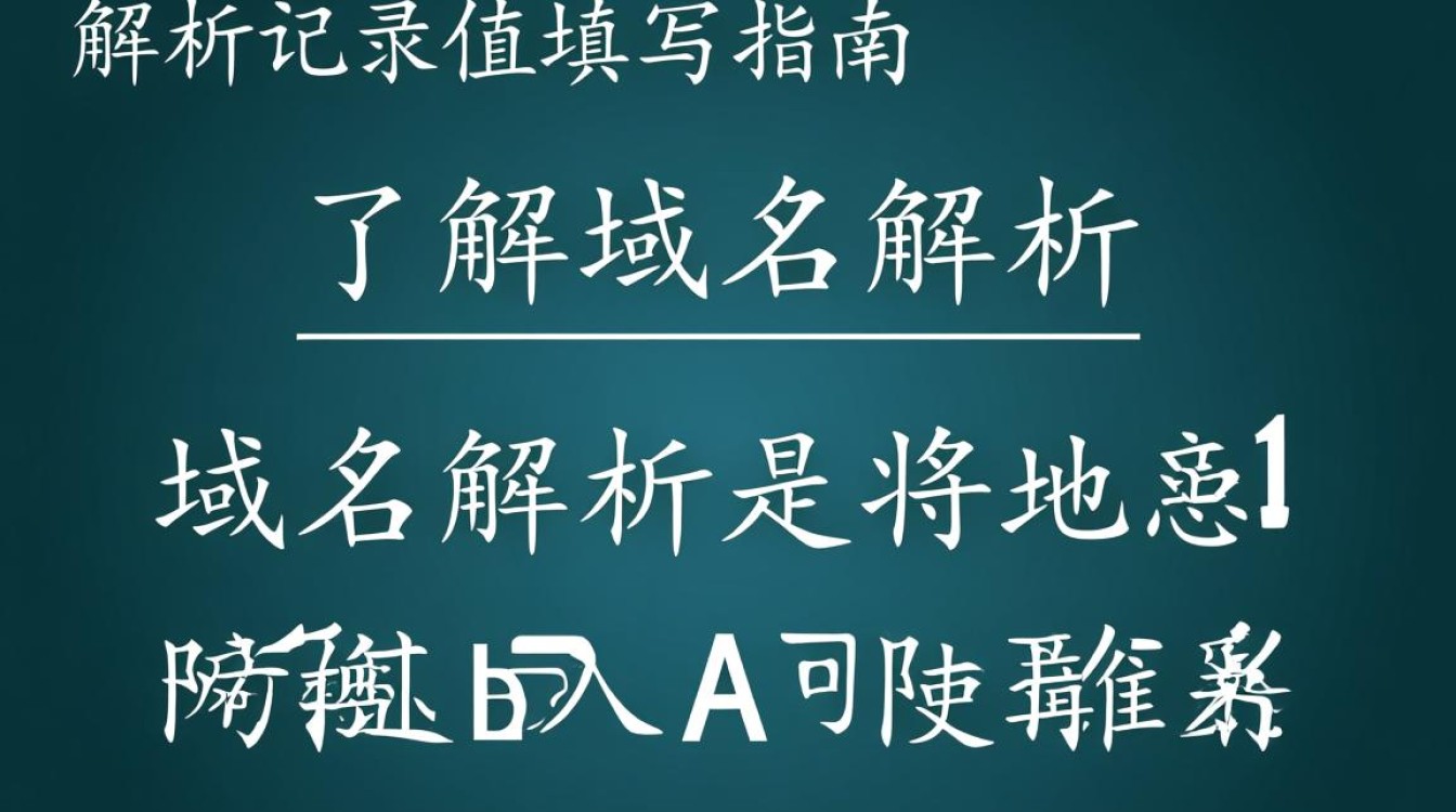如何正确填写域名解析记录值，确保网站正常访问？