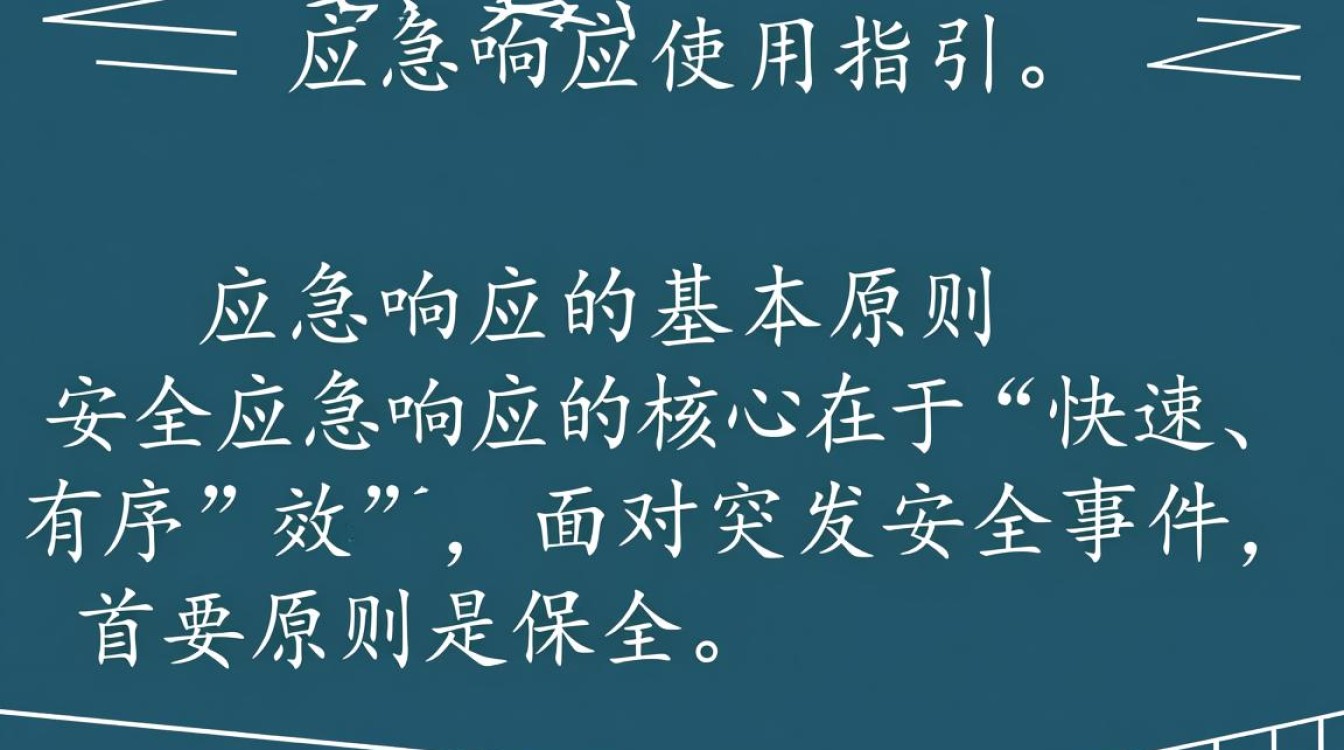 安全应急响应使用指引，遇到突发情况该如何正确操作？