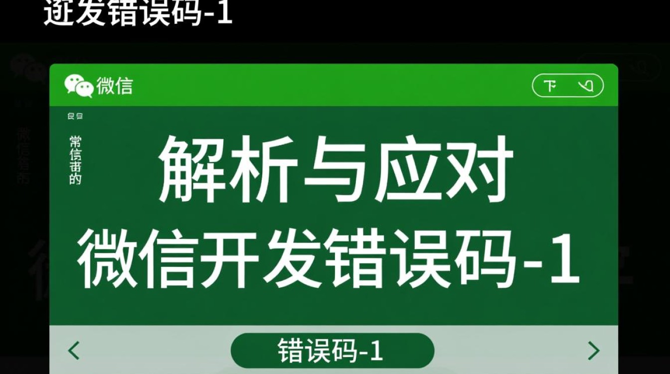微信开发错误码-1，这是何原因导致的异常，如何解决？