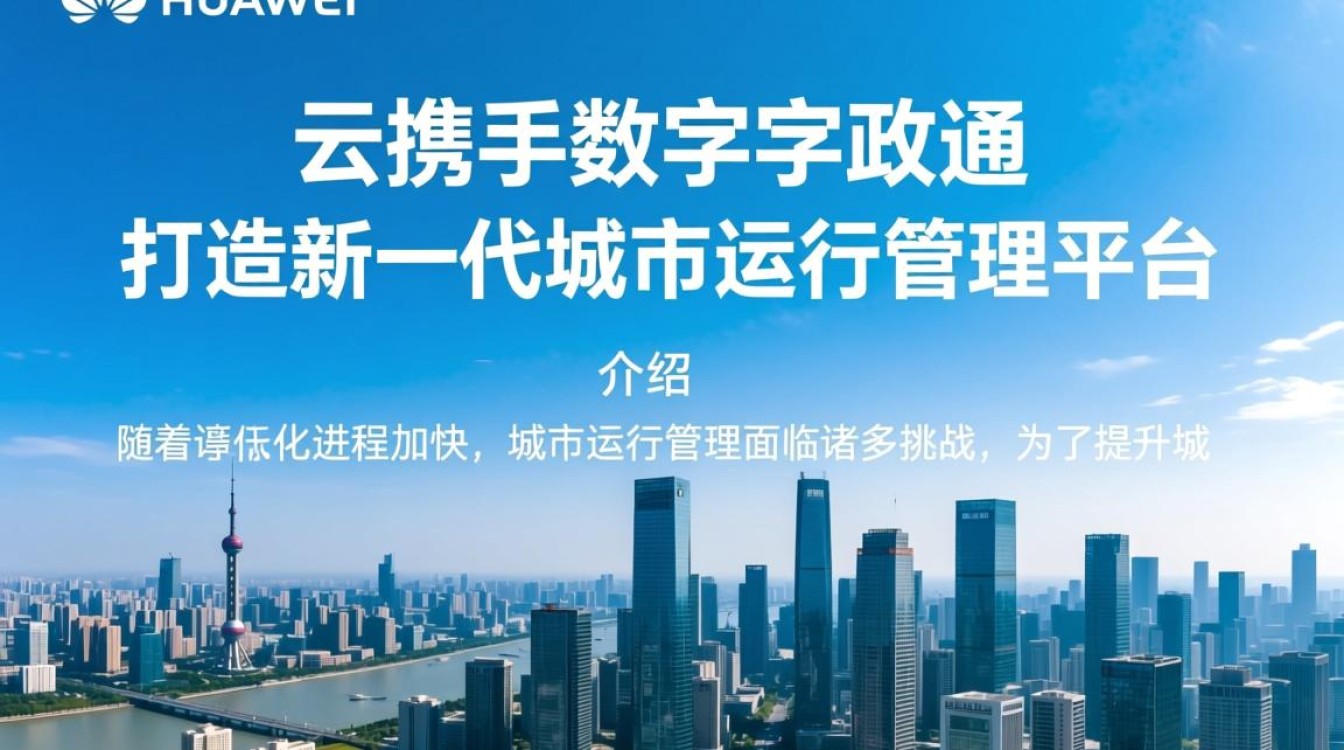 华为云与数字政通联手,新一代城市运行管理平台有何突破? 华为云与数字政通联手,新一代城市运行管理平台有何突破?
