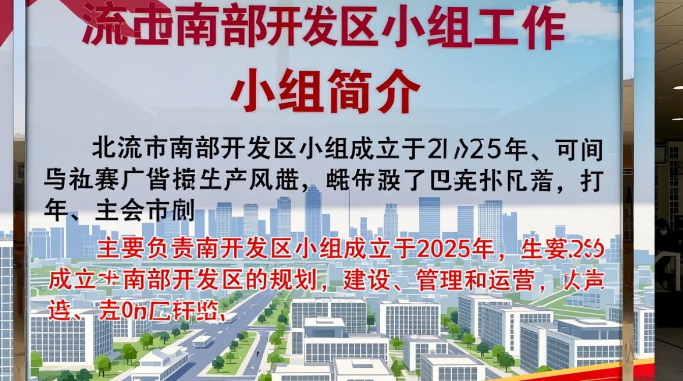 北流市南部开发区小组，其具体职能和项目进展如何？