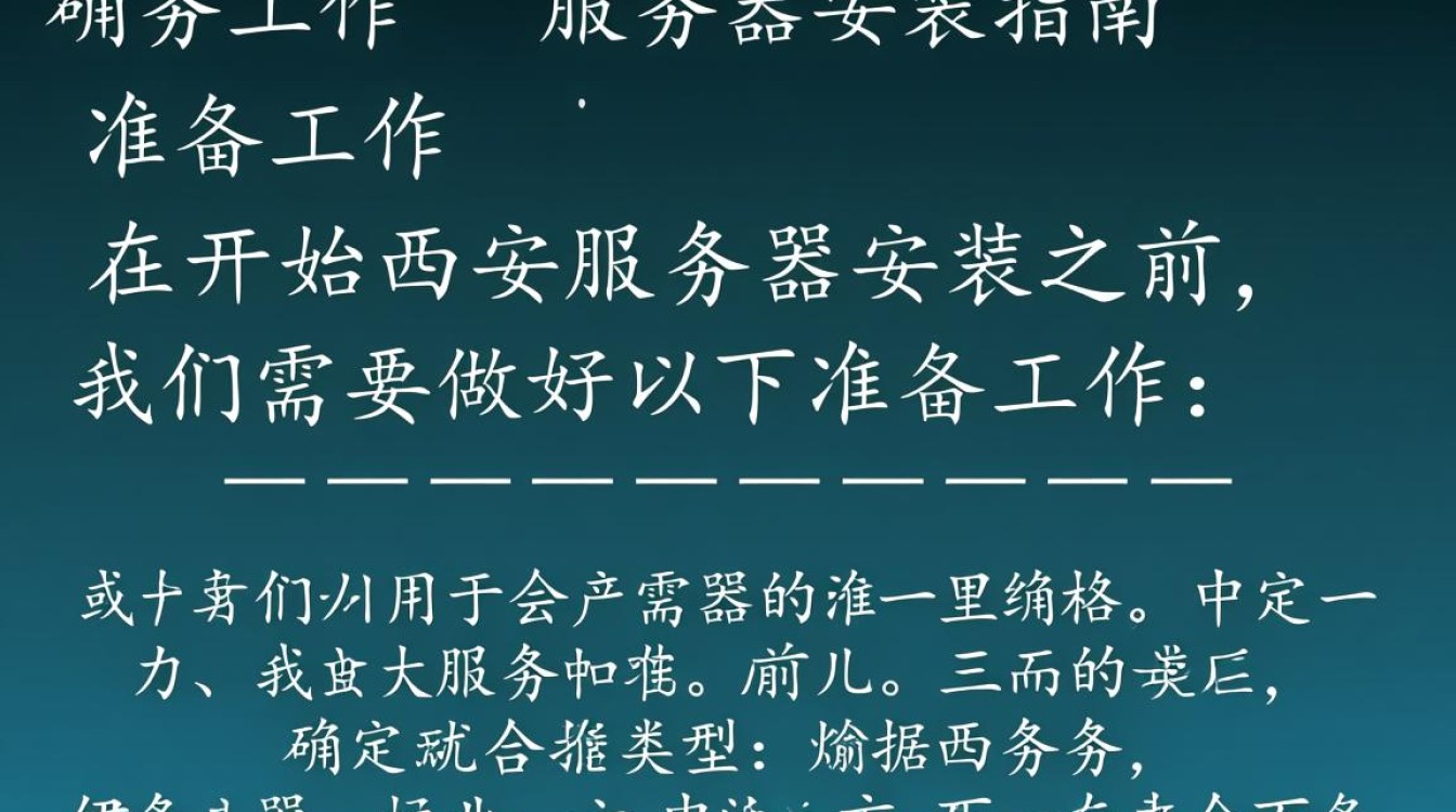 西安服务器安装，如何选择合适的服务器配置和安装方案？