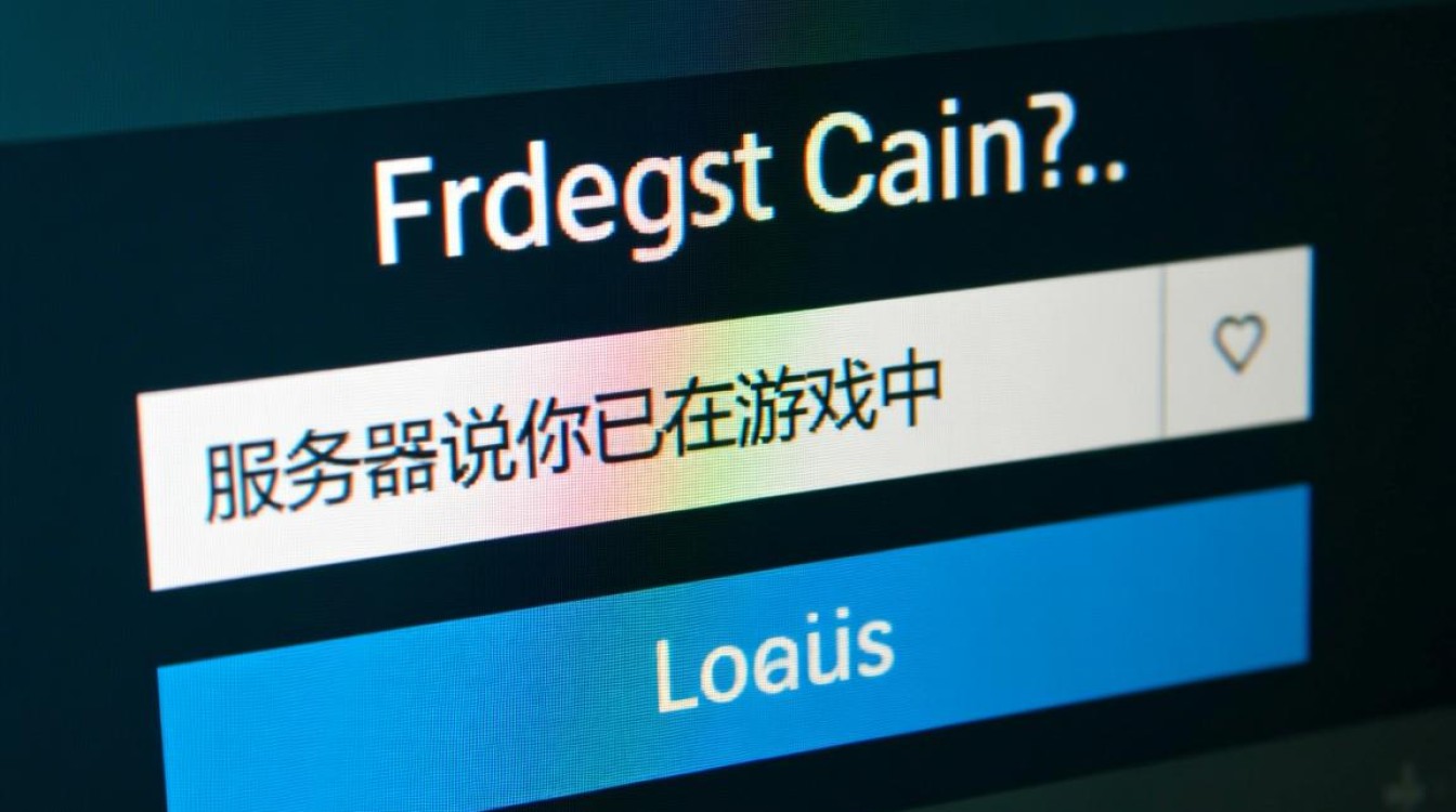 服务器提示已在游戏中却实际未登录，怎么办？