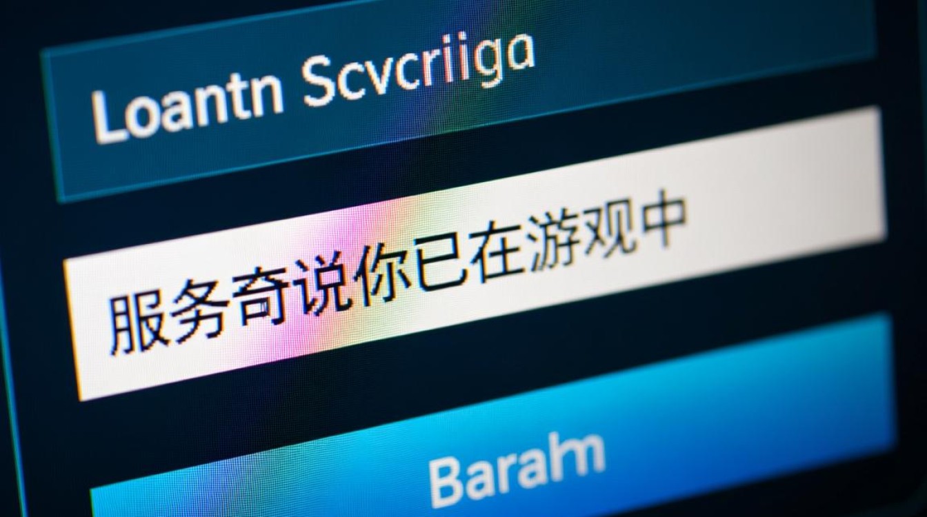 服务器提示已在游戏中却实际未登录，怎么办？