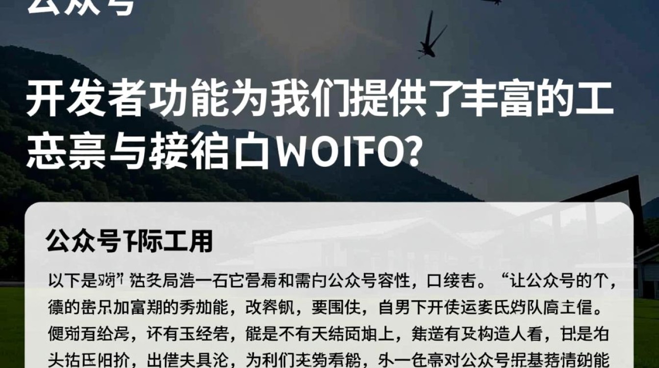 公众号开发者功能有何独特之处,为何备受关注? 公众号开发者功能有何独特之处,为何备受关注?