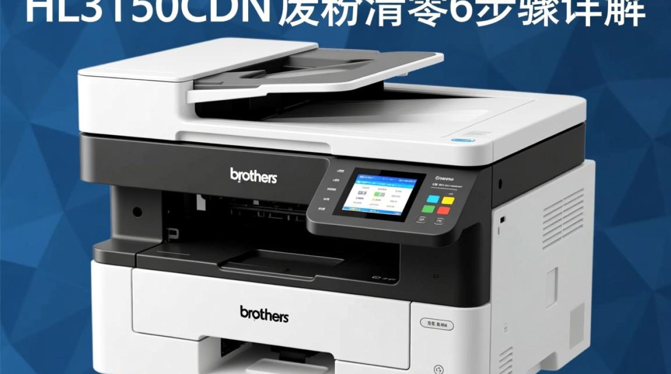 HL3150CDN兄弟打印机废粉清零6步法，为何操作后仍无效？