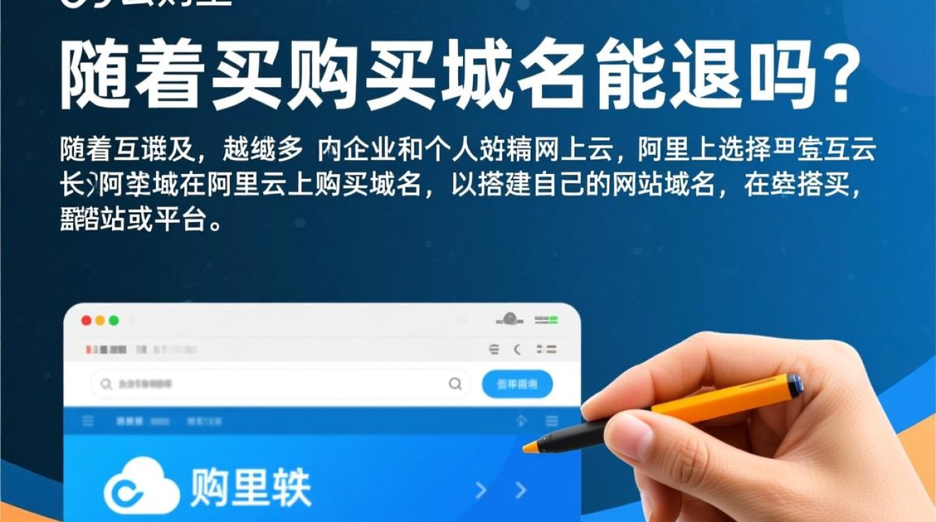 阿里云购买域名后，有哪些条件或限制导致无法退款？