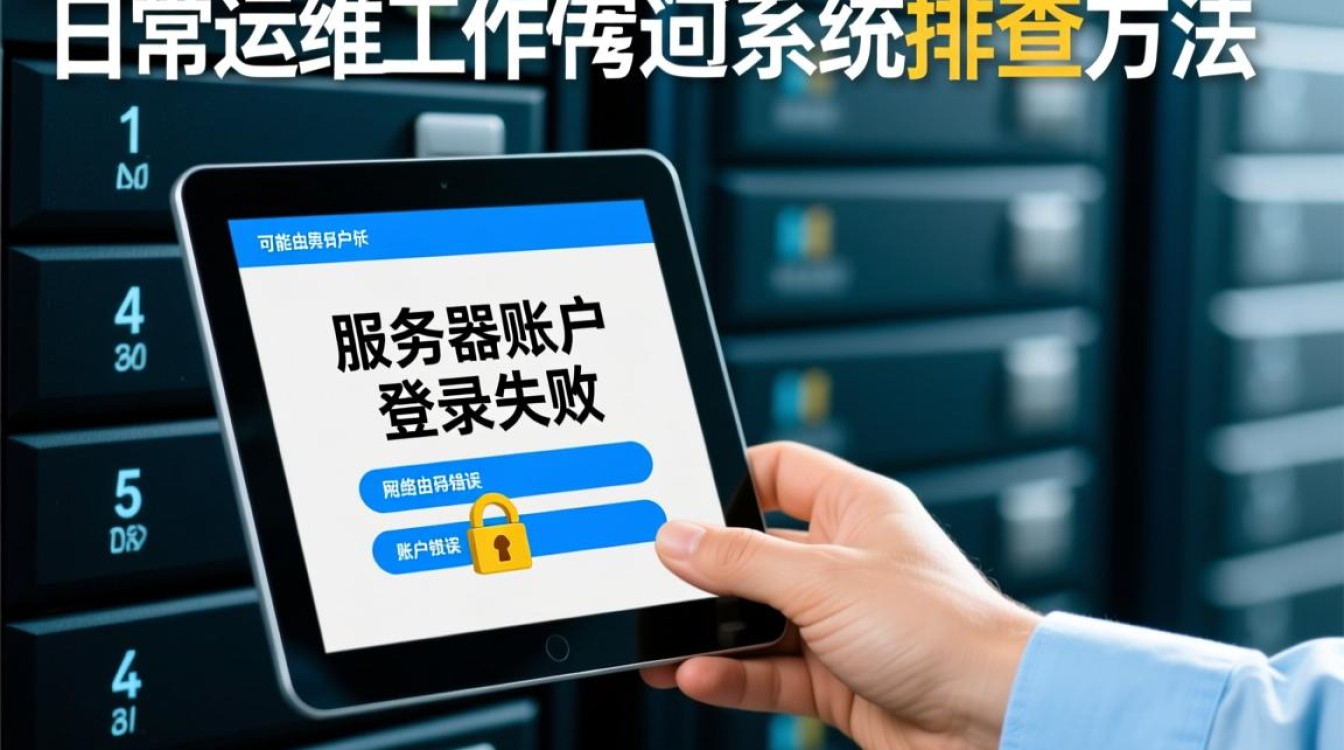 服务器账户登录不上去怎么办？排查步骤和解决方法有哪些？