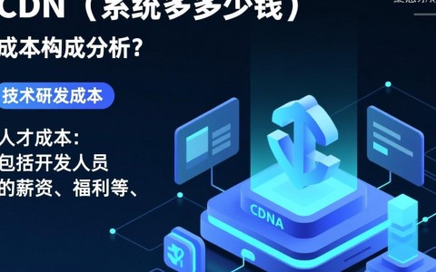 开发一套cdn系统成本几何？影响因素与预算估算全解析！
