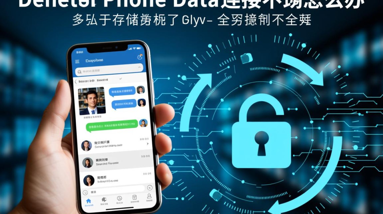 安全删除手机数据时连接不上，该怎么解决？